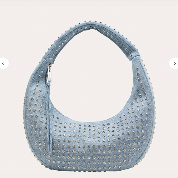 Retrofete Sparkling Blue Denim Shoulder Bag - Picture 6 of 9